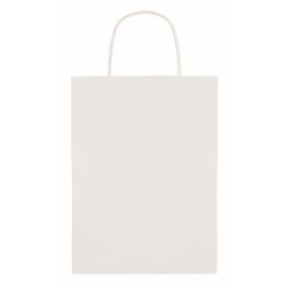 Bolsa de papel mediana publicitaria